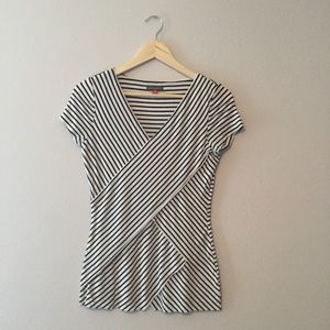 Black And White Striped Shirt